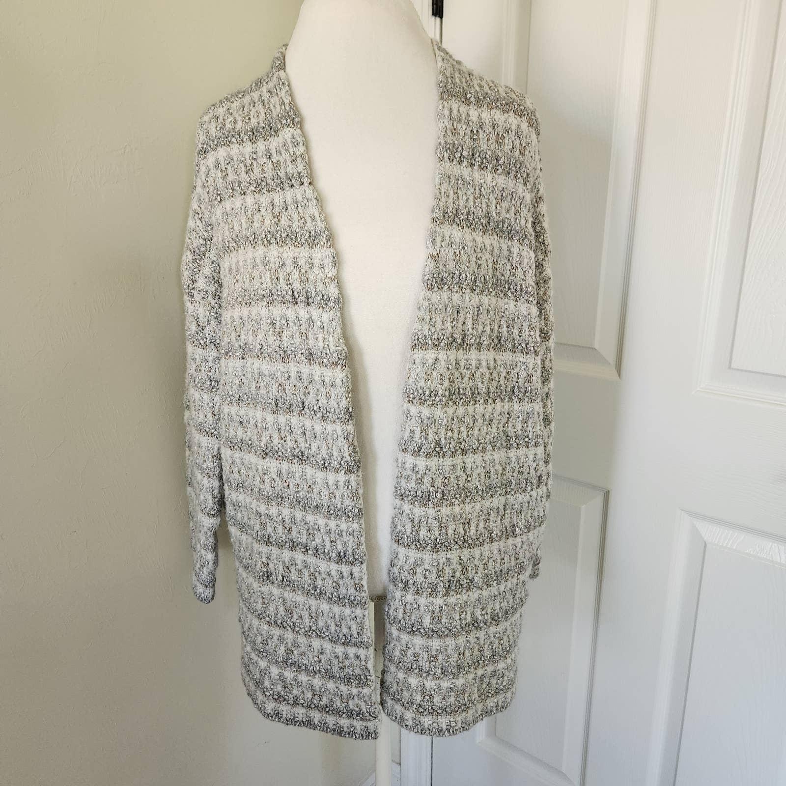 Joie Wool Small Cardigan Sweater Gray